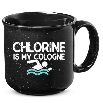 Swimmer Shirts For Men Funny Swimming Pool Gifts 15oz Campfire Ceramic Mug