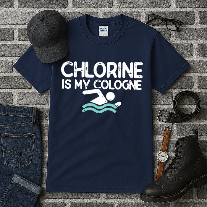 Swimmer Shirts For Men Funny Swimming Pool Gifts Tall T-Shirt