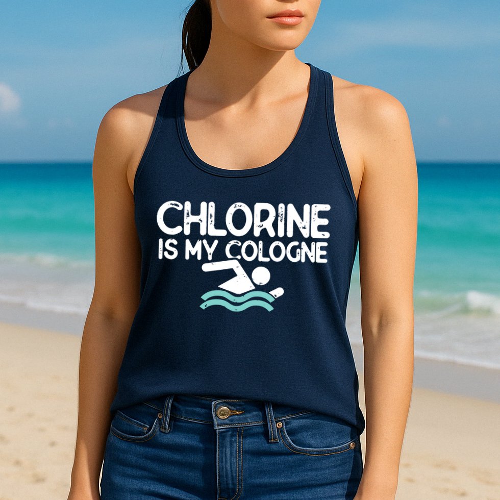 Swimmer Shirts For Men Funny Swimming Pool Gifts Womens Tank Top