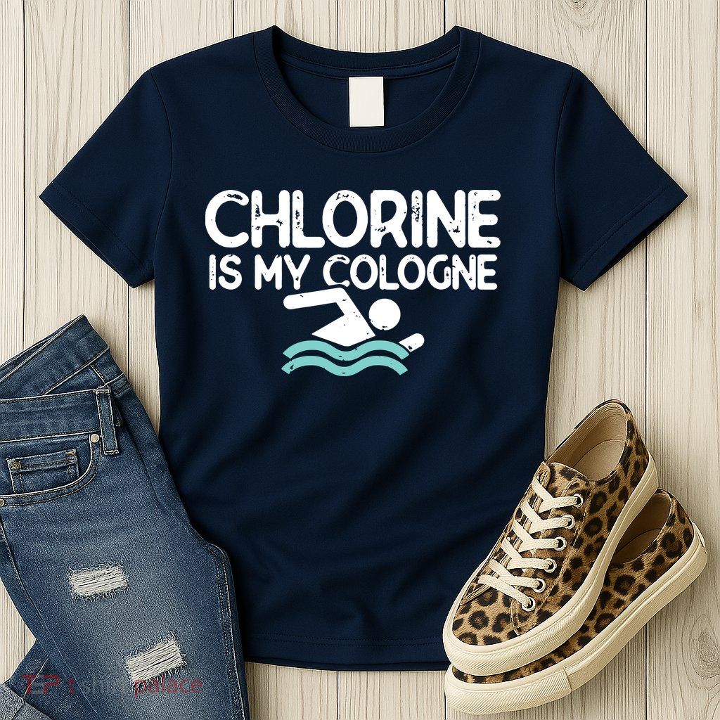 Swimmer Shirts For Men Funny Swimming Pool Gifts Womens T-Shirt