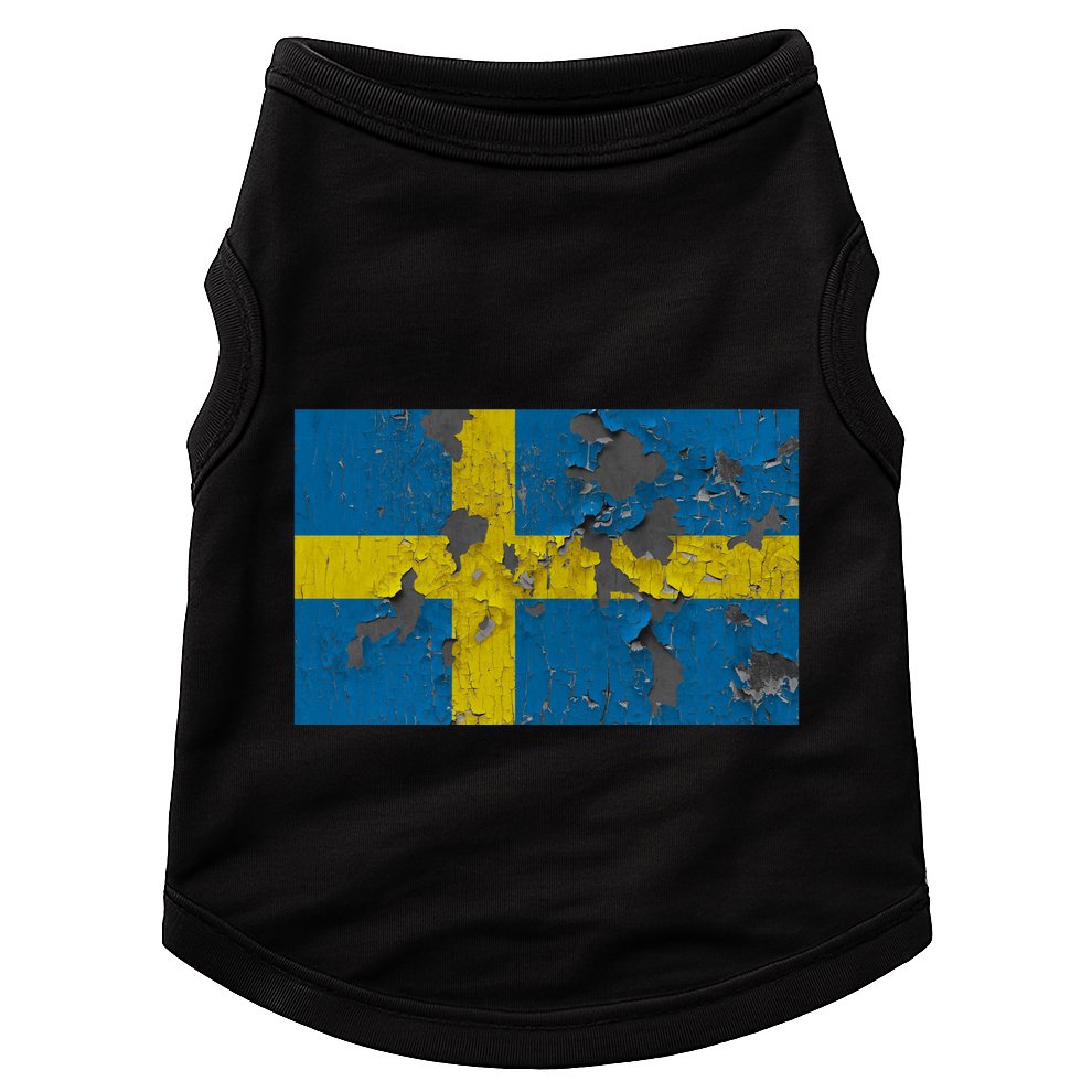 Sweden Stone Flag Doggie Tank