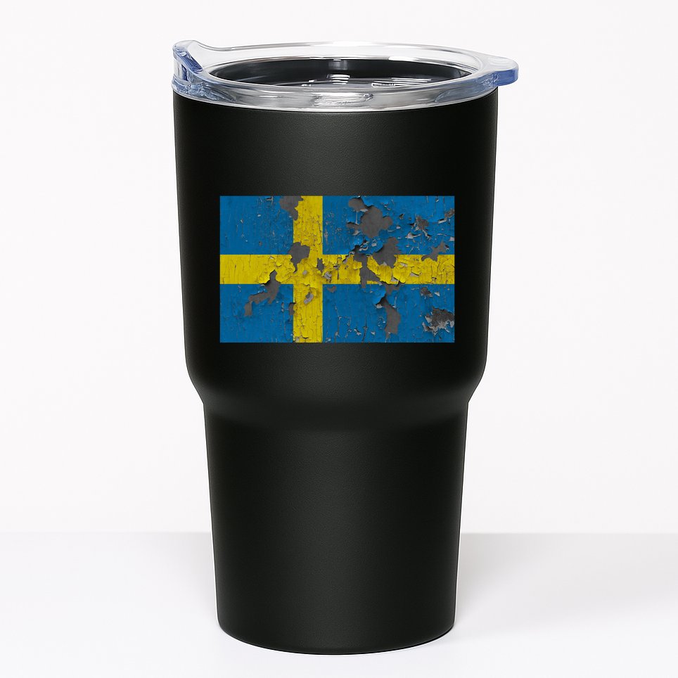 Sweden Stone Flag Tumbler