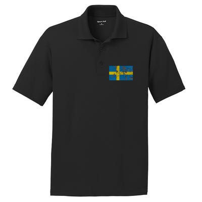 Sweden Stone Flag PosiCharge RacerMesh Polo