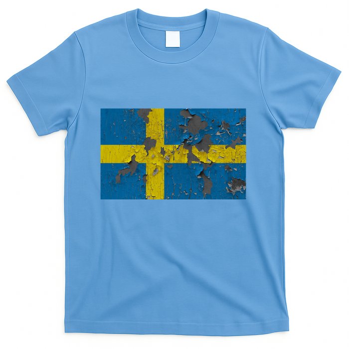 Sweden Stone Flag T-Shirt