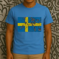 Sweden Stone Flag T-Shirt