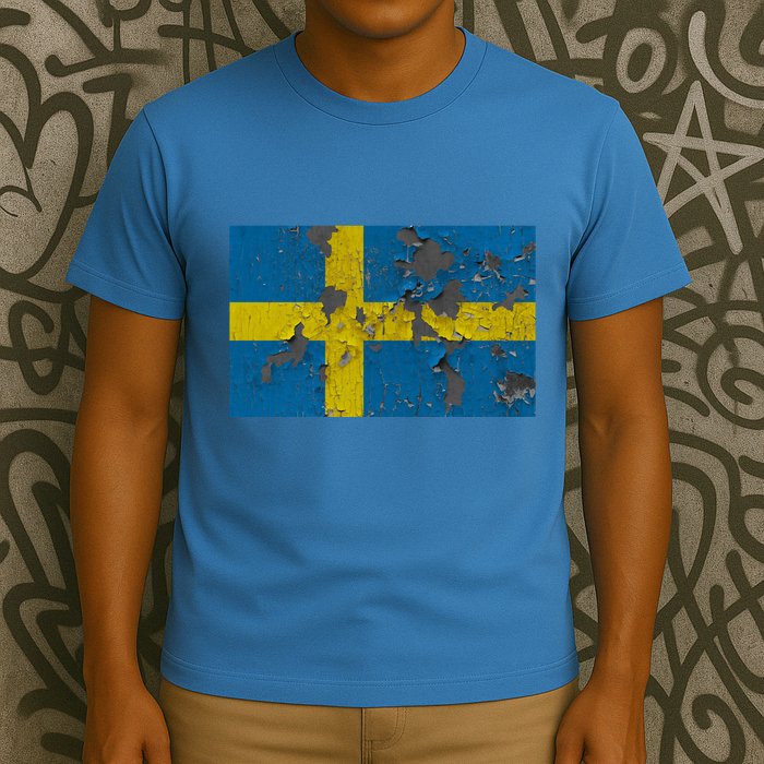 Sweden Stone Flag T-Shirt