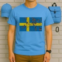 Sweden Stone Flag T-Shirt