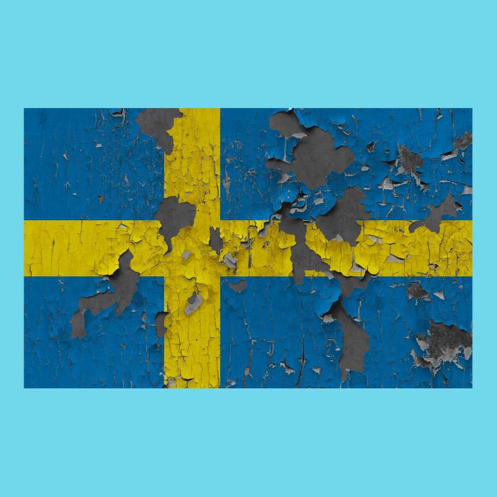 Sweden Stone Flag T-Shirt