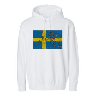 Sweden Stone Flag Garment-Dyed Fleece Hoodie