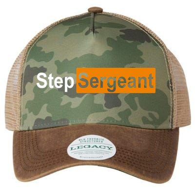 Step Sergeant Funny Military Legacy Tie Dye Trucker Hat