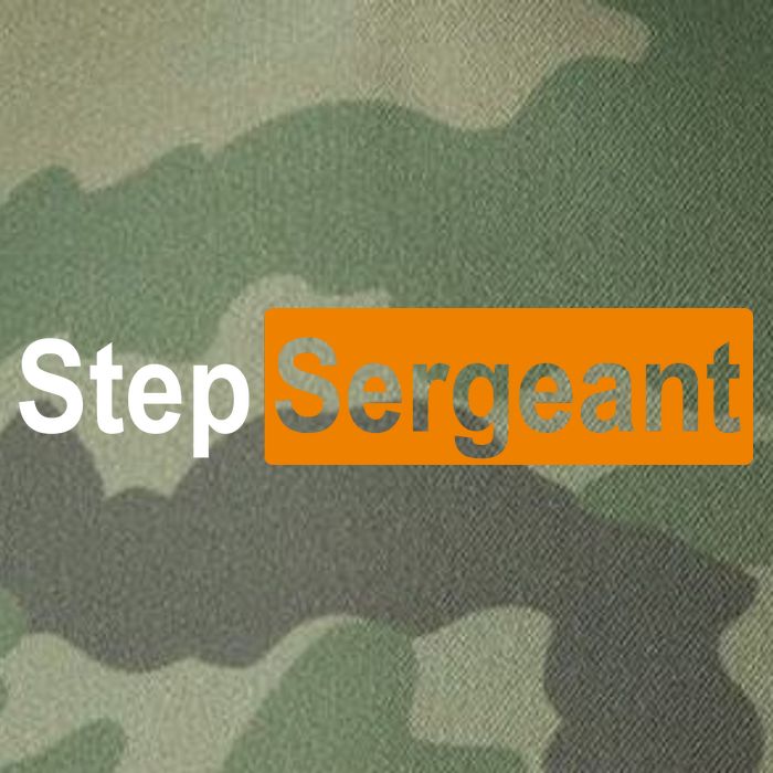 Step Sergeant Funny Military Legacy Tie Dye Trucker Hat
