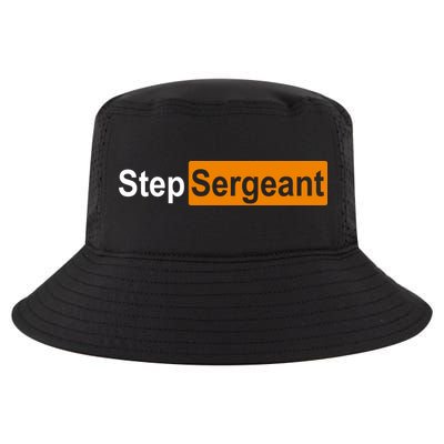 Step Sergeant Funny Military Cool Comfort Performance Bucket Hat