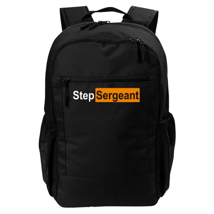 Step Sergeant Funny Military Daily Commute Backpack