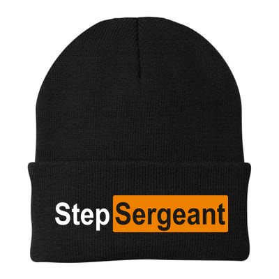 Step Sergeant Funny Military Beanie