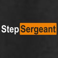 Step Sergeant Funny Military Golf Towel