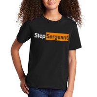 Step Sergeant Funny Military Kids T-Shirt