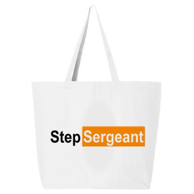 Step Sergeant Funny Military 25L Jumbo Tote