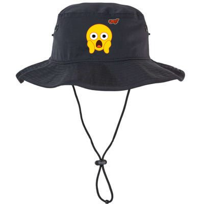 Scared Screaming Face Flat Legacy Cool Fit Booney Bucket Hat