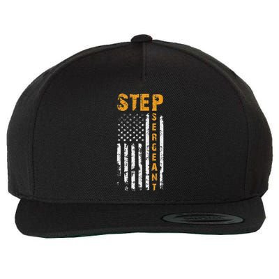 Step Sergeant Funny Future Sergeant Costume Wool Snapback Cap