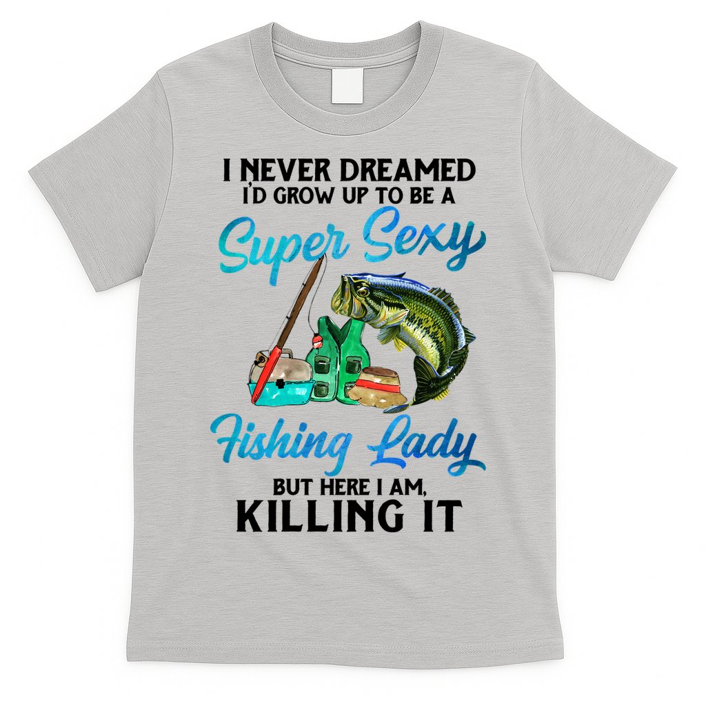 Super Sexy Fishing Lady Fish Lover T-Shirt
