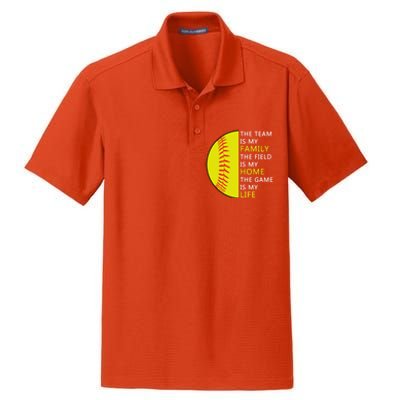 Softball Senior Funny Gift Softball Coach Funny Gift Dry Zone Grid Polo