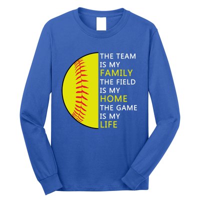 Softball Senior Funny Gift Softball Coach Funny Gift Long Sleeve Shirt