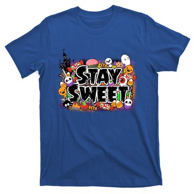 Stay Sweet Funny Halloween Lover Spooky Season Gift Ideas Gift T-Shirt