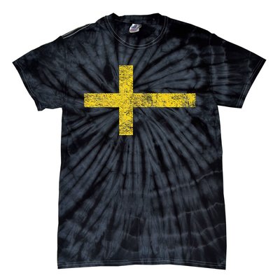 SWEDEN SWEDISH FLAG SVENSKA SVERIGE NORDIC CROSS Tie-Dye T-Shirt