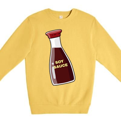 Soy Sauce For Sushi Design Sushi Lover Gift Premium Crewneck Sweatshirt