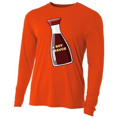 Soy Sauce For Sushi Design Sushi Lover Gift Cooling Performance Long Sleeve Crew