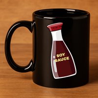 Soy Sauce For Sushi Design Sushi Lover Gift 11oz C Handle Ceramic Mug