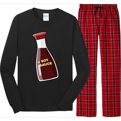 Soy Sauce For Sushi Design Sushi Lover Gift Long Sleeve Pajama Set