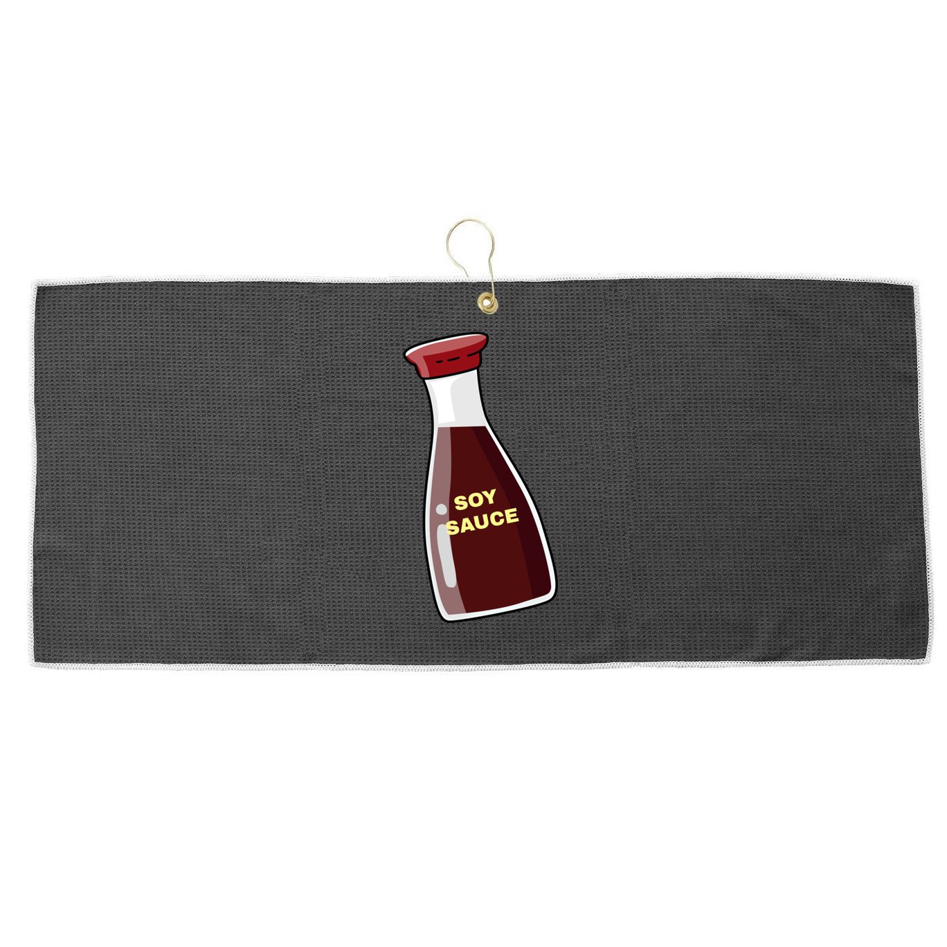 Soy Sauce For Sushi Design Sushi Lover Gift Large Microfiber Waffle Golf Towel