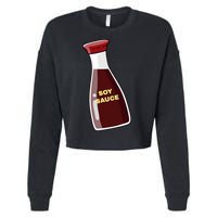 Soy Sauce For Sushi Design Sushi Lover Gift Cropped Pullover Crew
