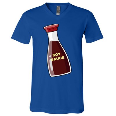 Soy Sauce For Sushi Design Sushi Lover Gift V-Neck T-Shirt
