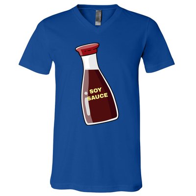 Soy Sauce For Sushi Design Sushi Lover Gift V-Neck T-Shirt