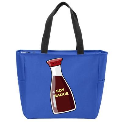 Soy Sauce For Sushi Design Sushi Lover Gift Zip Tote Bag