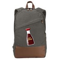 Soy Sauce For Sushi Design Sushi Lover Gift Cotton Canvas Backpack