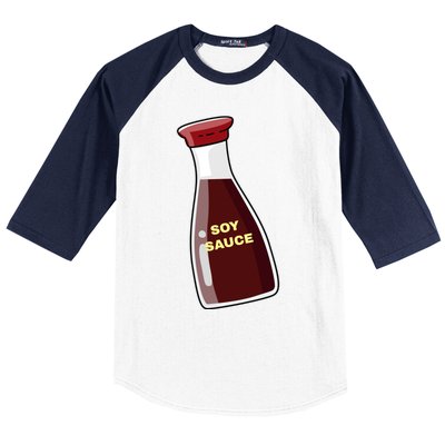 Soy Sauce For Sushi Design Sushi Lover Gift Baseball Sleeve Shirt