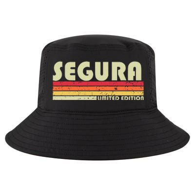 Segura Surname Funny Retro Vintage 80s 90s Birthday Reunion Cool Comfort Performance Bucket Hat