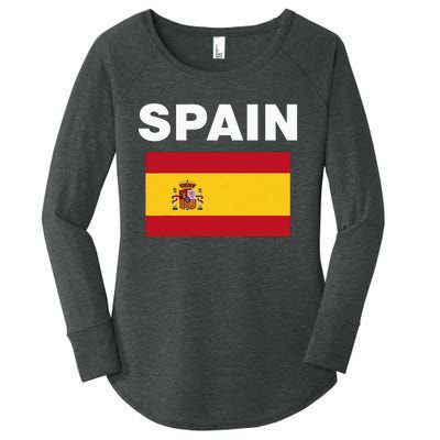 Spain Spanish Flag Heritage Women's Perfect Tri Tunic Long Sleeve Shirt