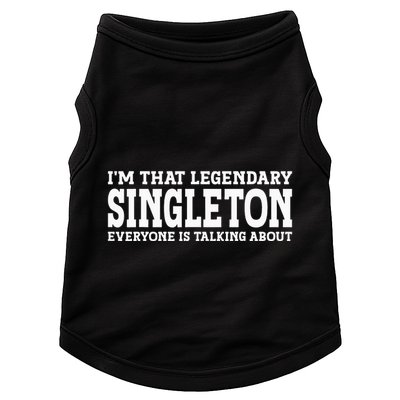 Singleton Surname Funny Team Family Last Name Singleton Doggie Tank