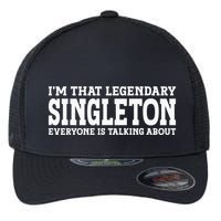 Singleton Surname Funny Team Family Last Name Singleton Flexfit Unipanel Trucker Cap