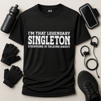 Singleton Surname Funny Team Family Last Name Singleton Performance Shirt