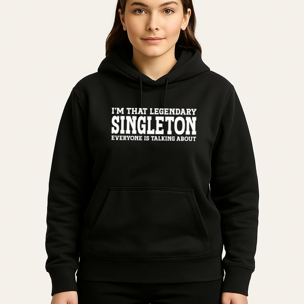 Singleton Surname Funny Team Family Last Name Singleton Hoodie