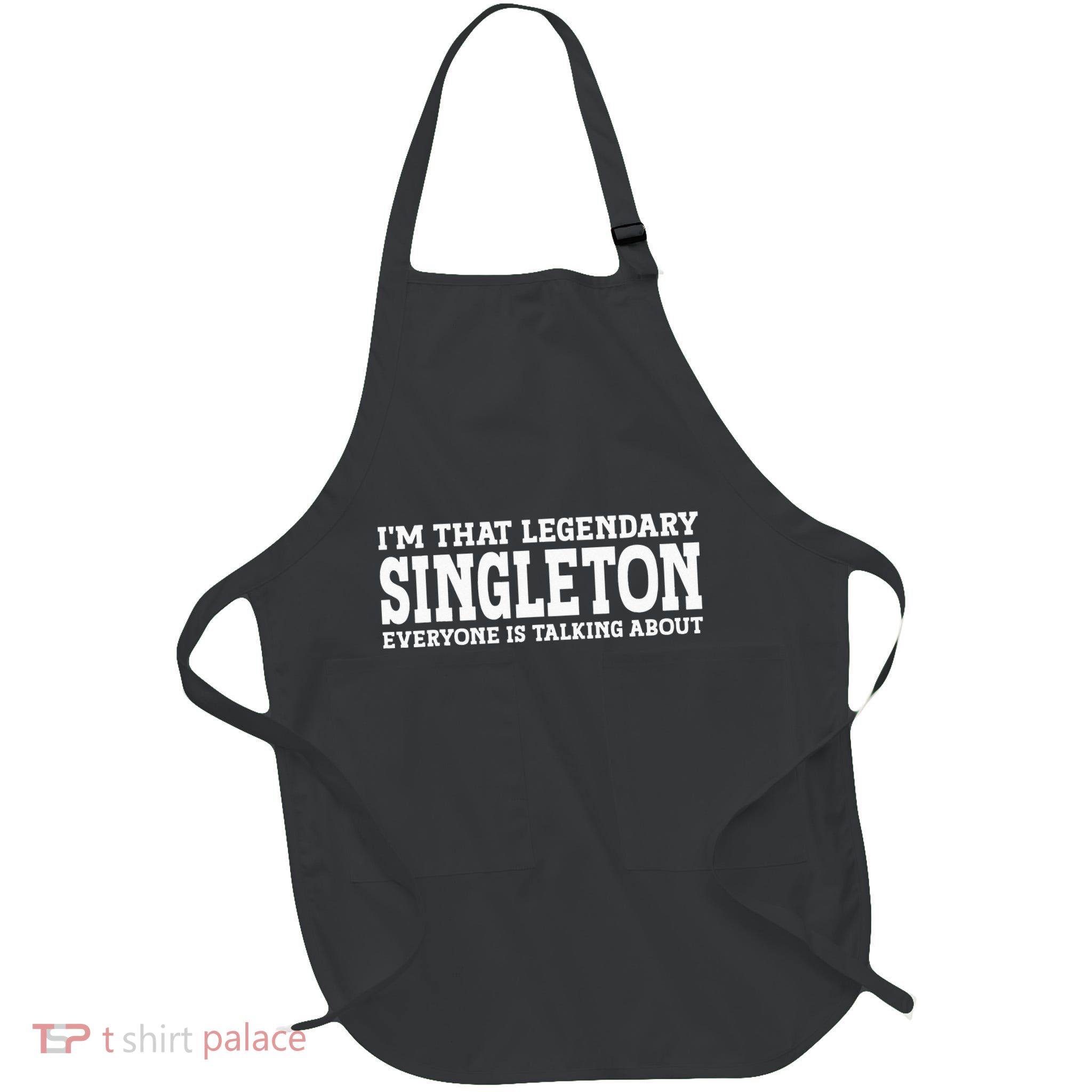 Singleton Surname Funny Team Family Last Name Singleton Apron