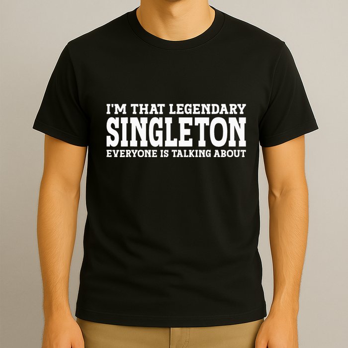 Singleton Surname Funny Team Family Last Name Singleton T-Shirt