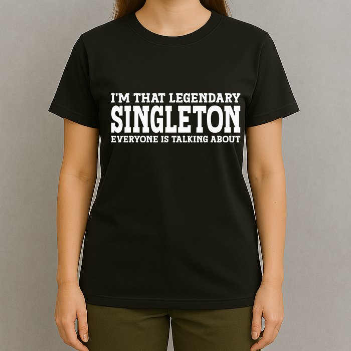 Singleton Surname Funny Team Family Last Name Singleton T-Shirt