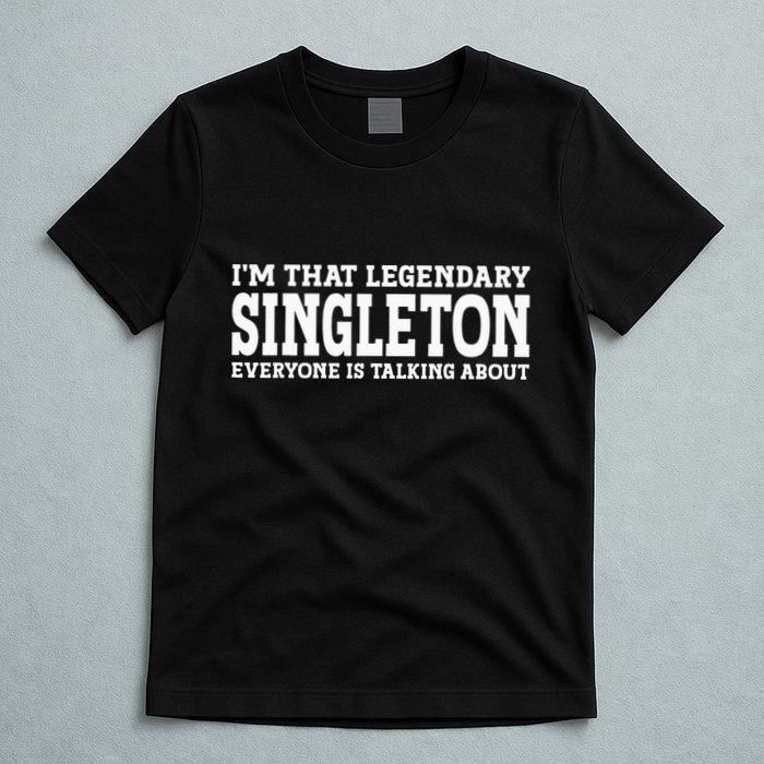 Singleton Surname Funny Team Family Last Name Singleton T-Shirt