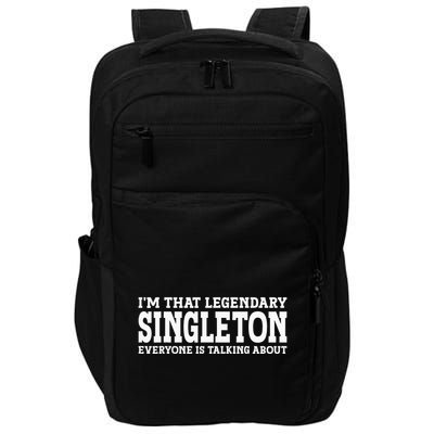 Singleton Surname Funny Team Family Last Name Singleton Impact Tech Backpack